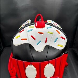 Disney Loungefly Cupcake Backpack with Colorful Interior